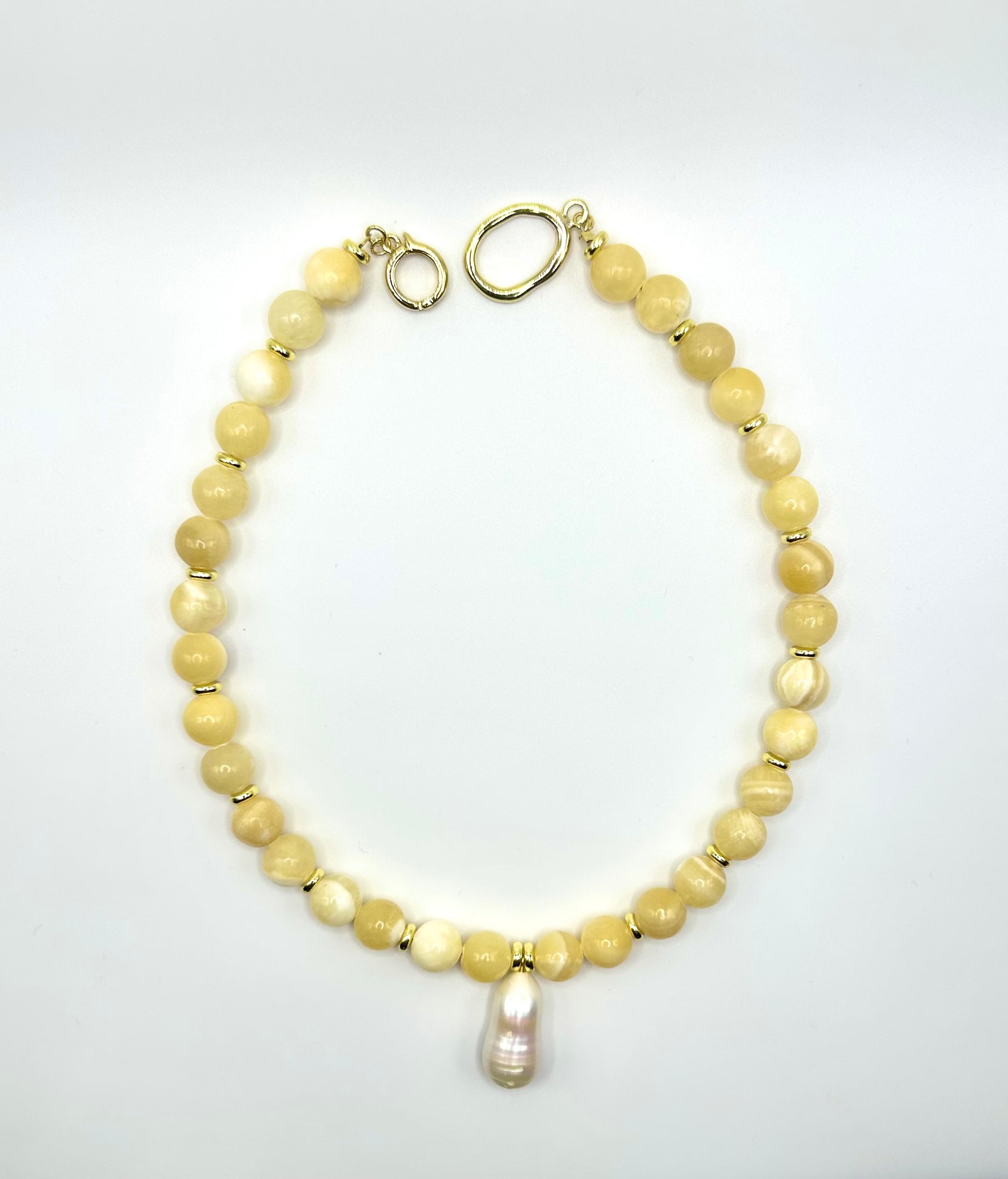 Fiona Beaded Charm Necklace