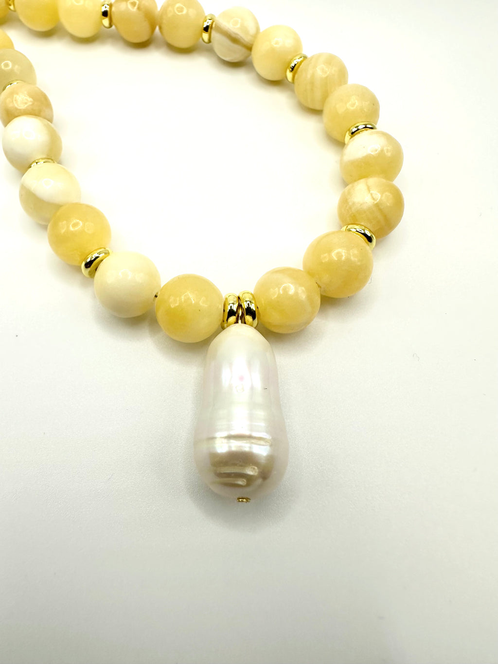 Fiona Beaded Charm Necklace