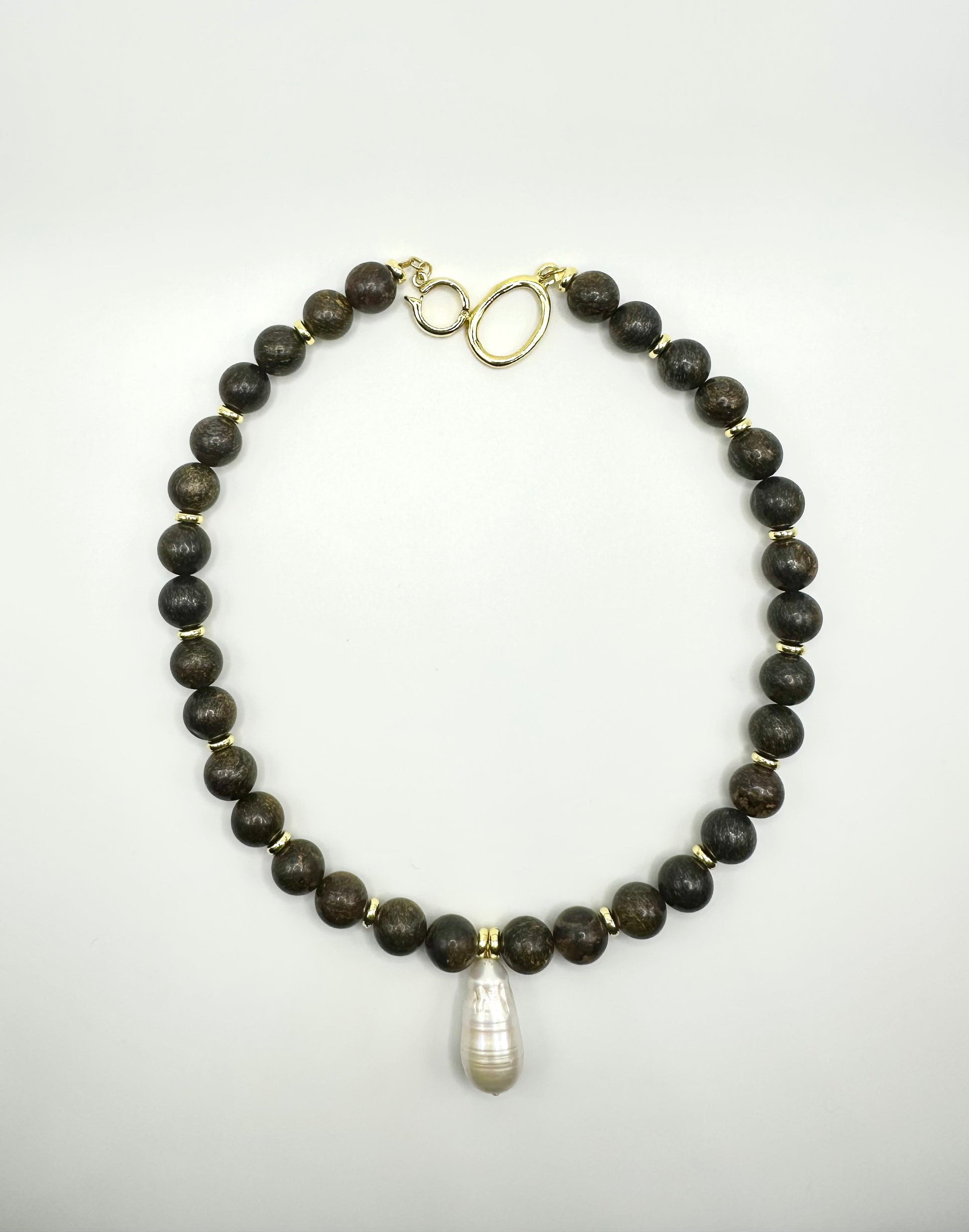 Lindsay Beaded Charm Necklace