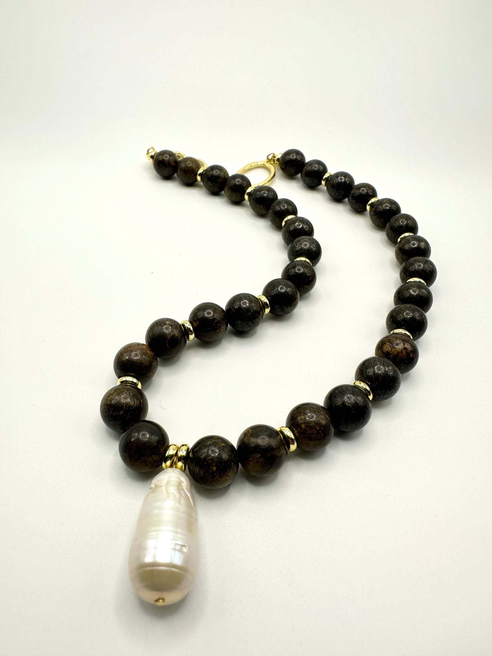 Lindsay Beaded Charm Necklace
