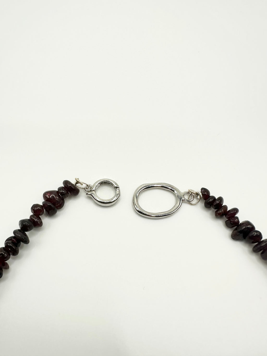 Betty Silver Beaded Necklace