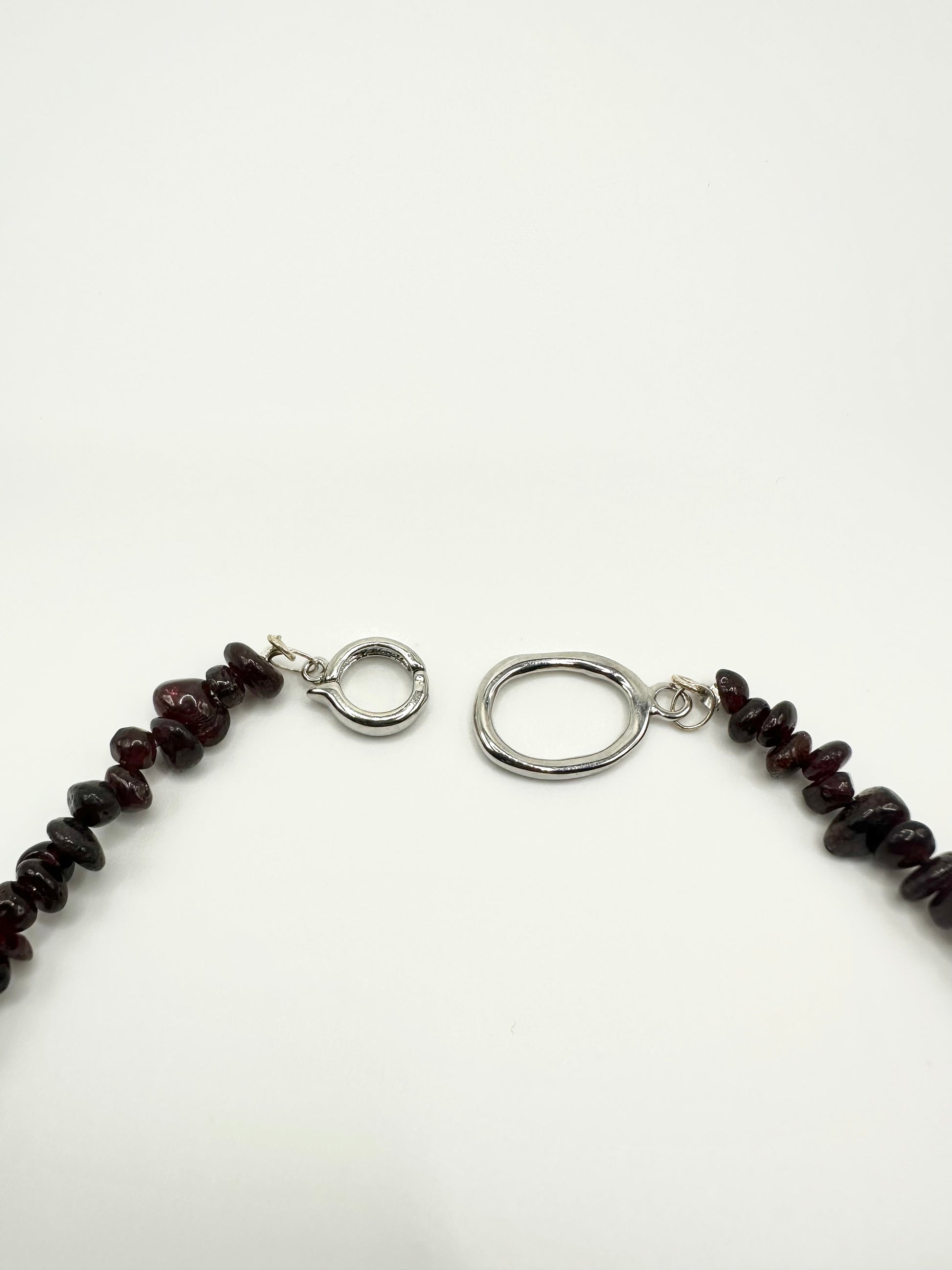 Betty Silver Beaded Necklace
