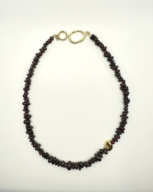 Betty Gold Beaded Necklace