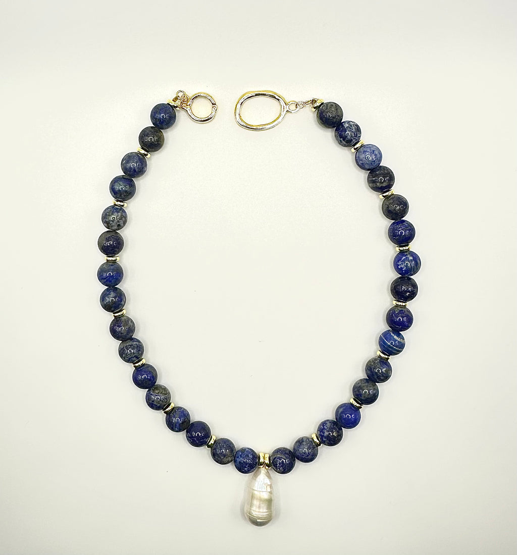 Sophie Beaded Charm Necklace