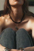 Lindsay Irregular Necklace - Chocolate