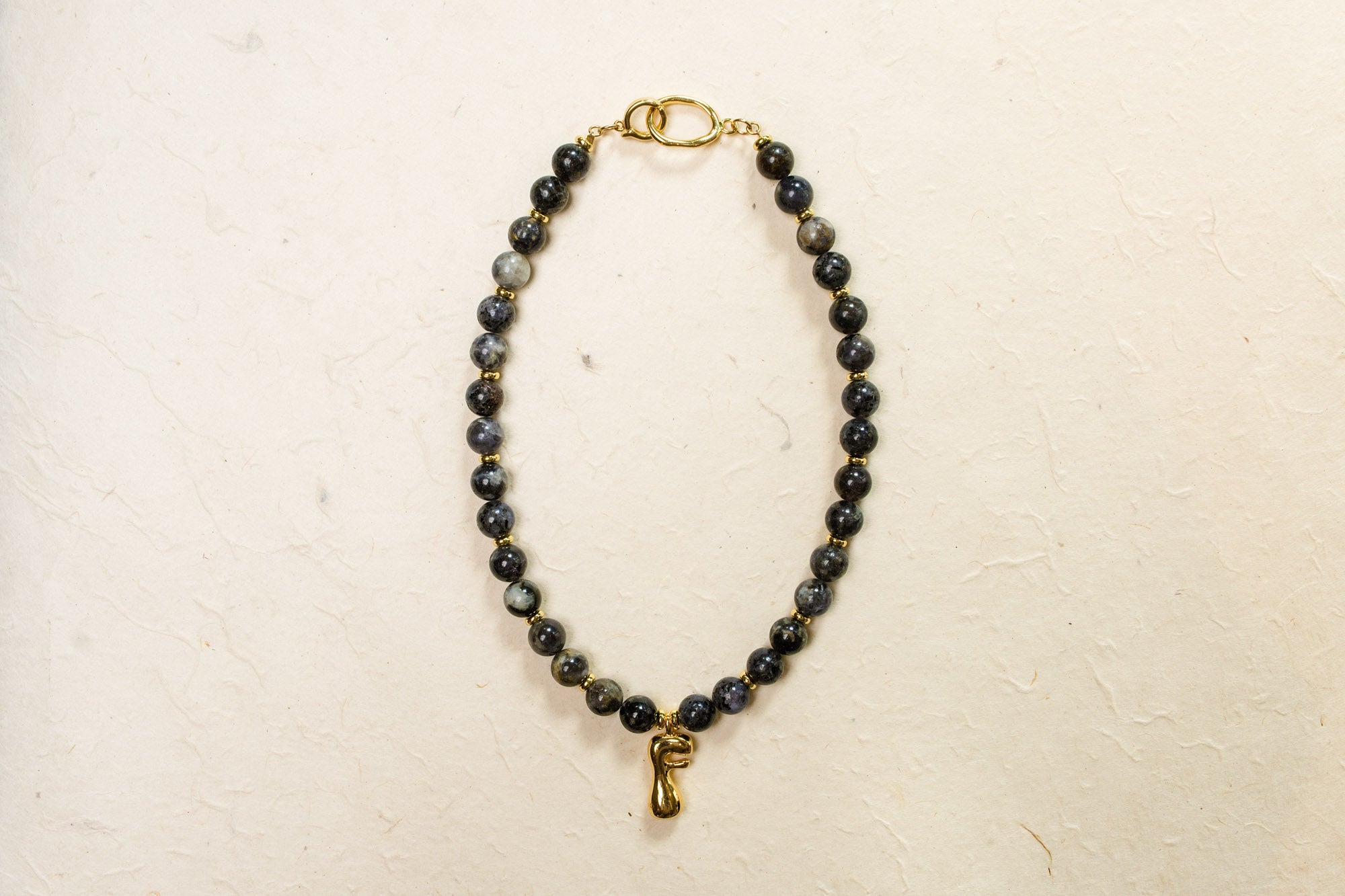 3 Beaded Charm Necklace