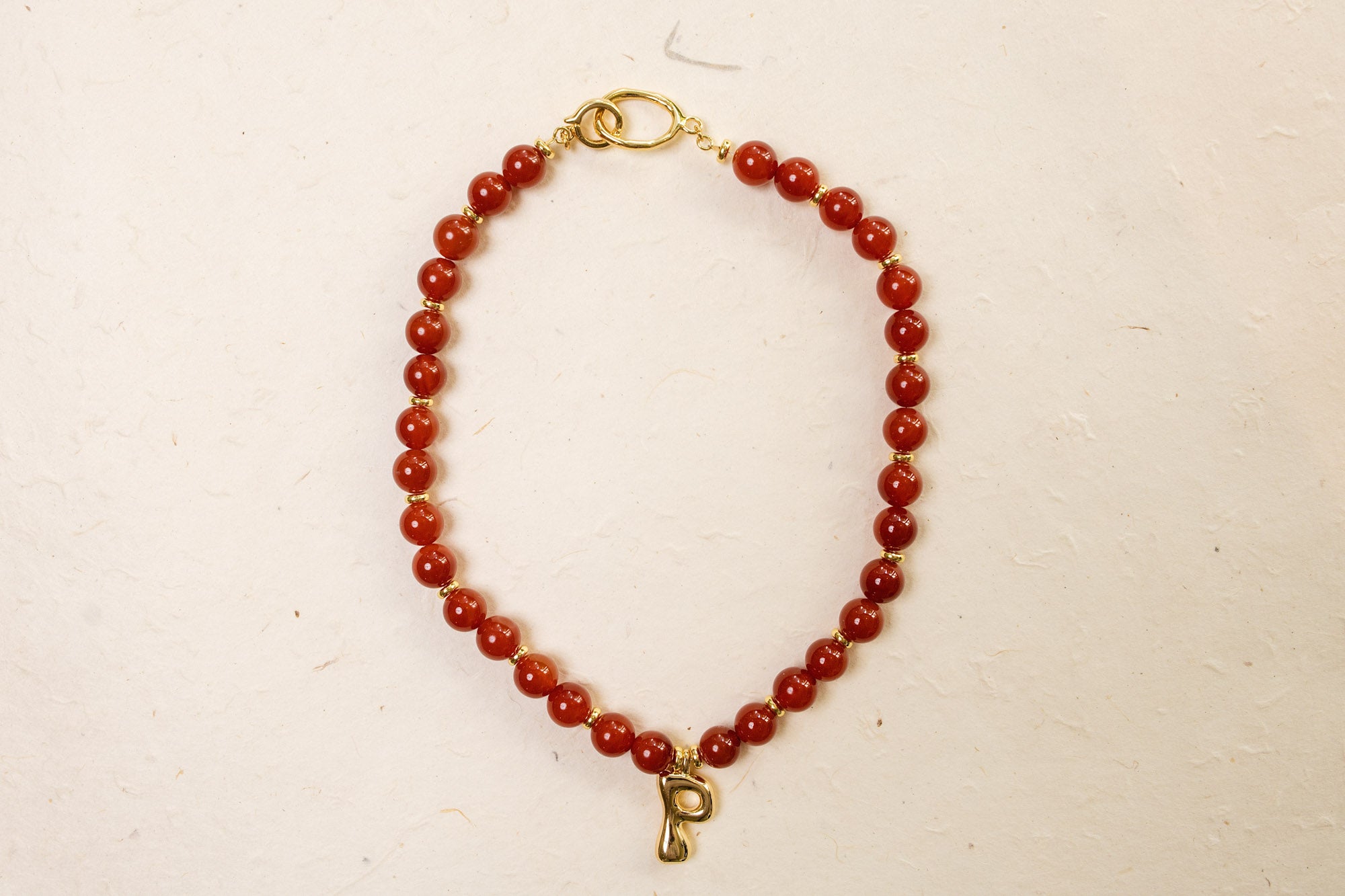 Margot Charm Necklace - Cherry